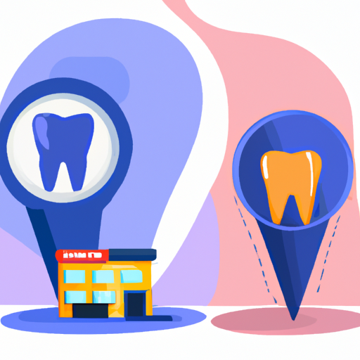 איור המתאר את חשיבות המיקום והעלות בבחירת מרפאת שיניים