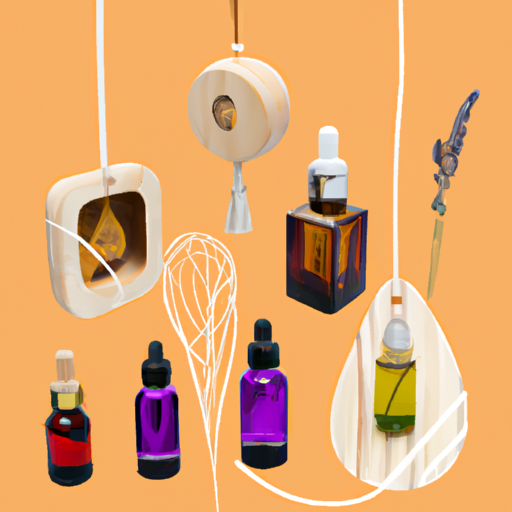 מגוון מפיצי ריח המציגים סוגים ועיצובים שונים